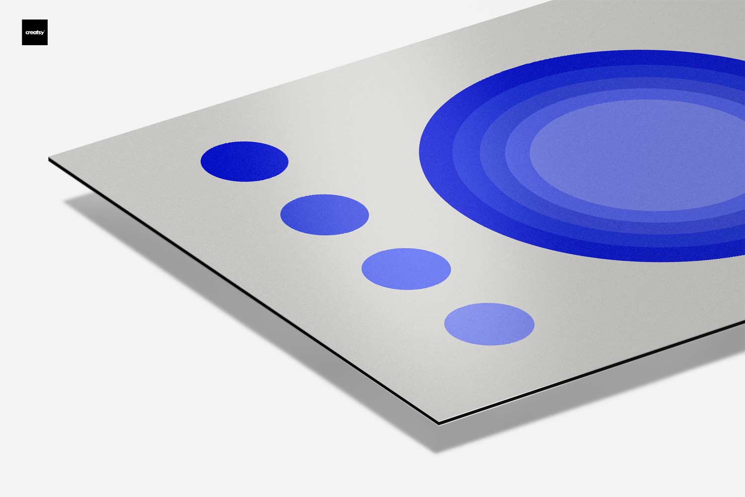 Bauhaus Blauw Cirkel Kunstwerk Kunstwerk