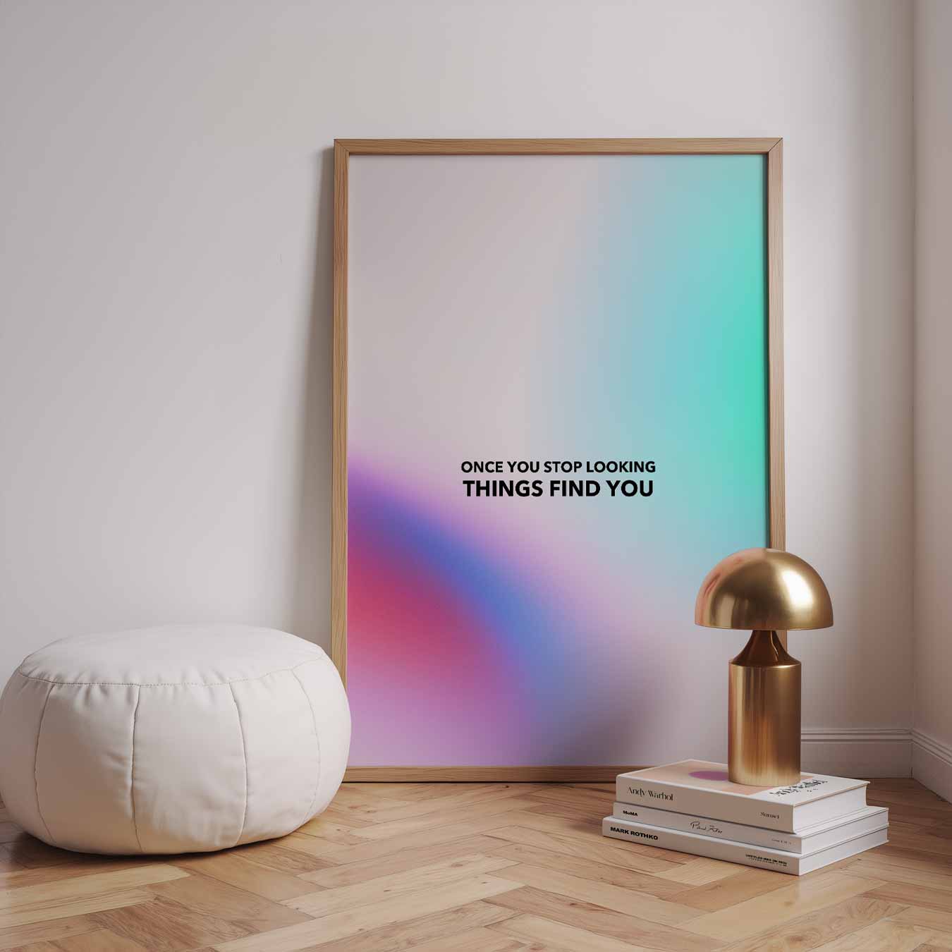 Inspirerende Minimalistische Poster