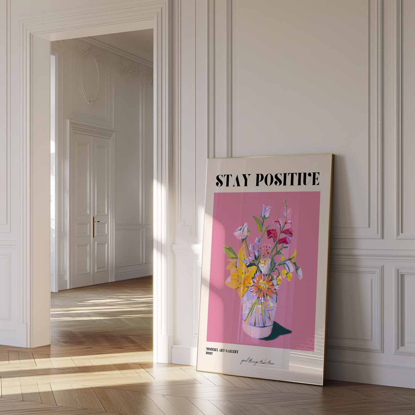 Inspirerende Bloemenpracht Poster