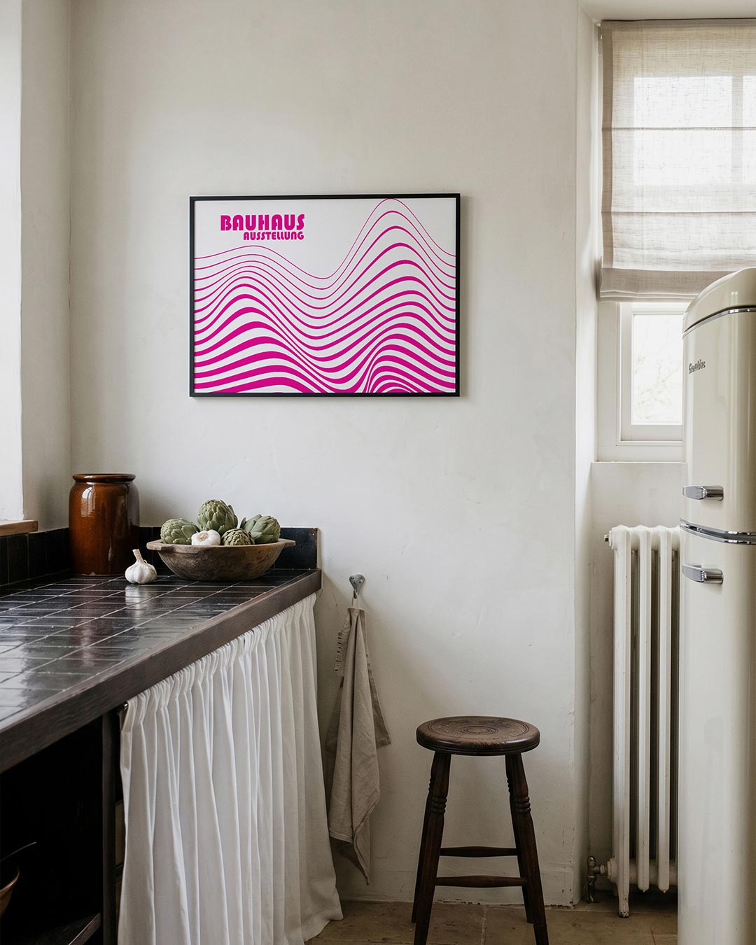 Golvend lijnenspel Poster