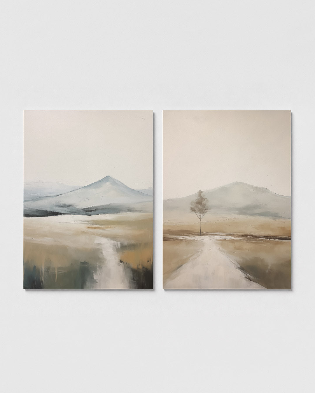 Landschap in nevel Posterset