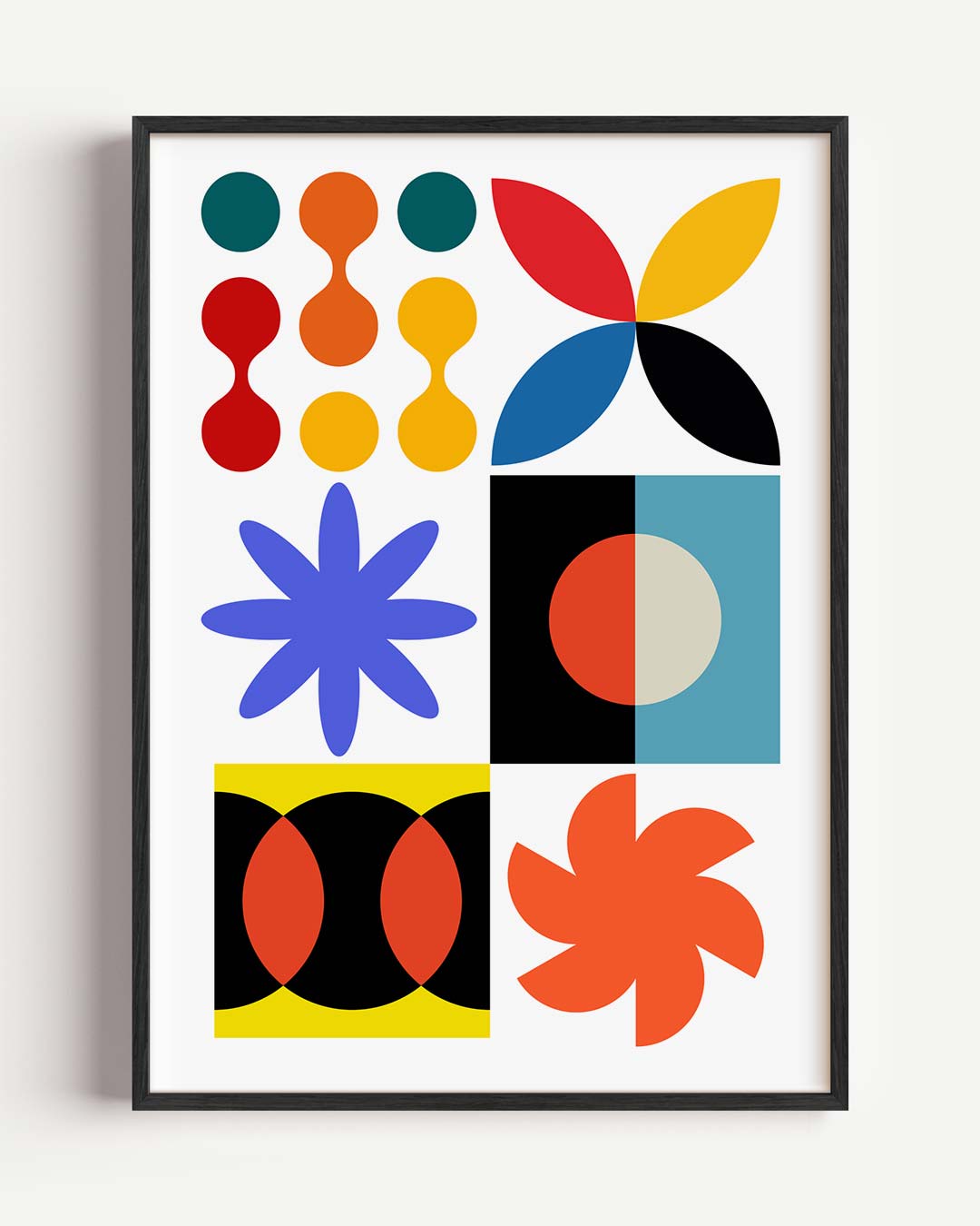 Kleurrijke Geometrische Vormen Poster