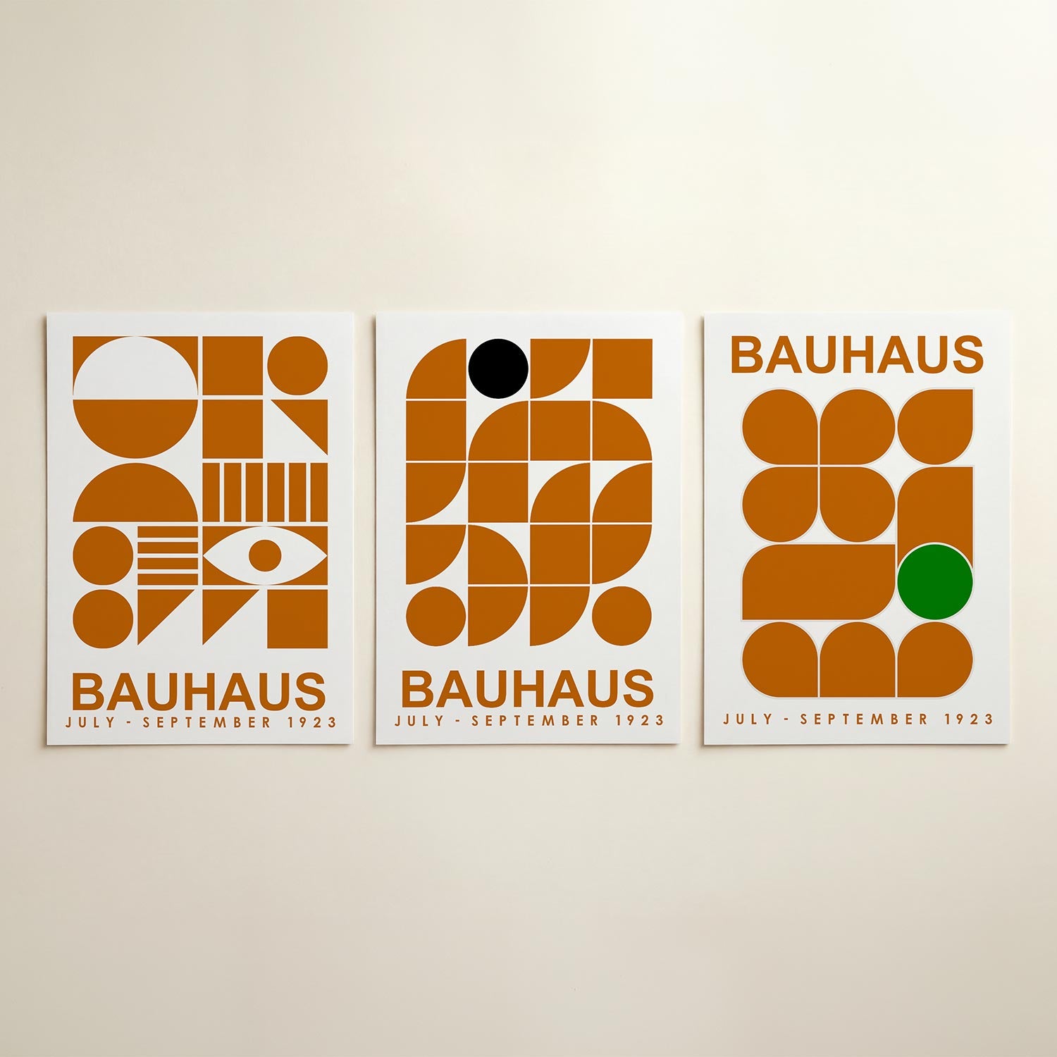 Vormen en vlakken Posterset