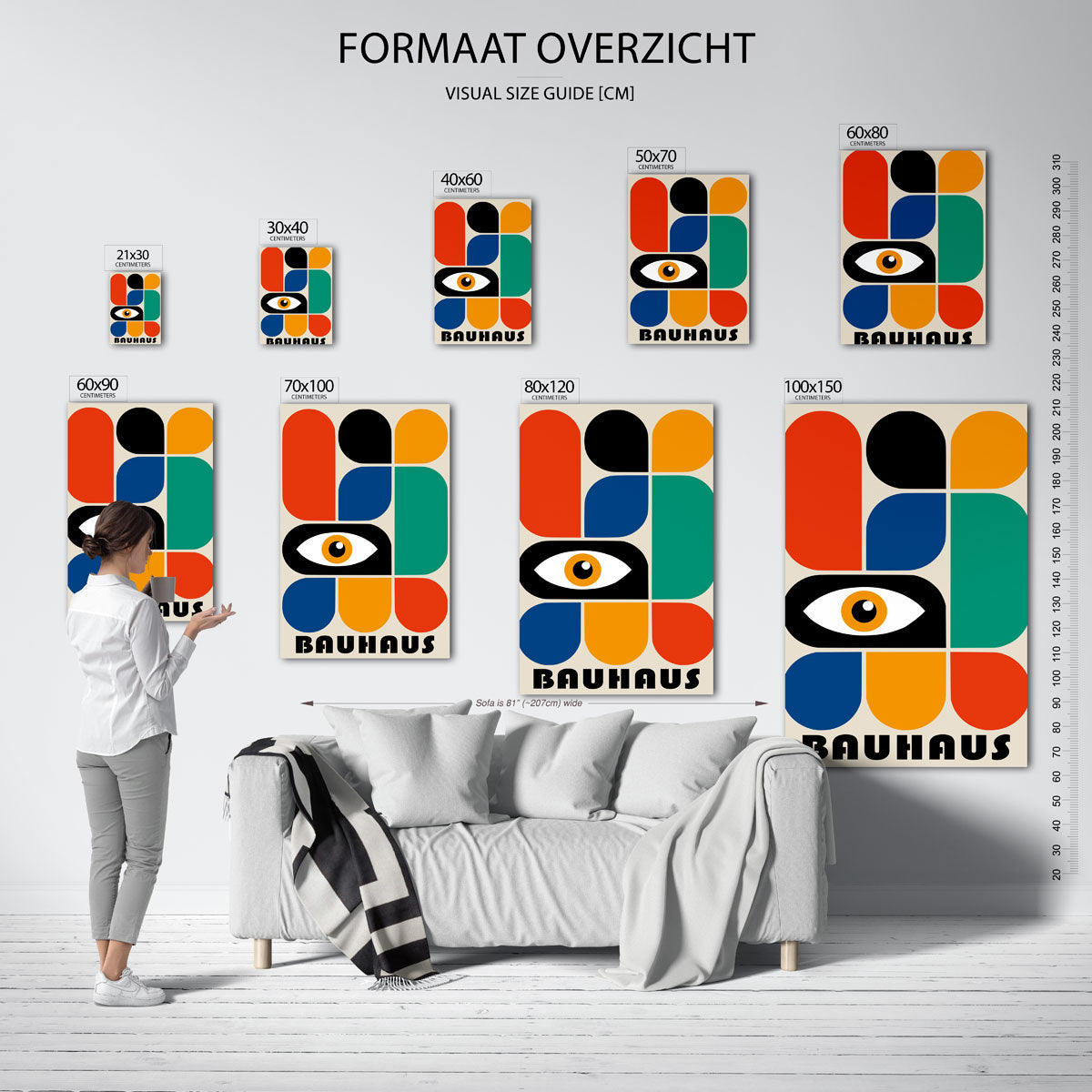 Vorm en kleur Poster