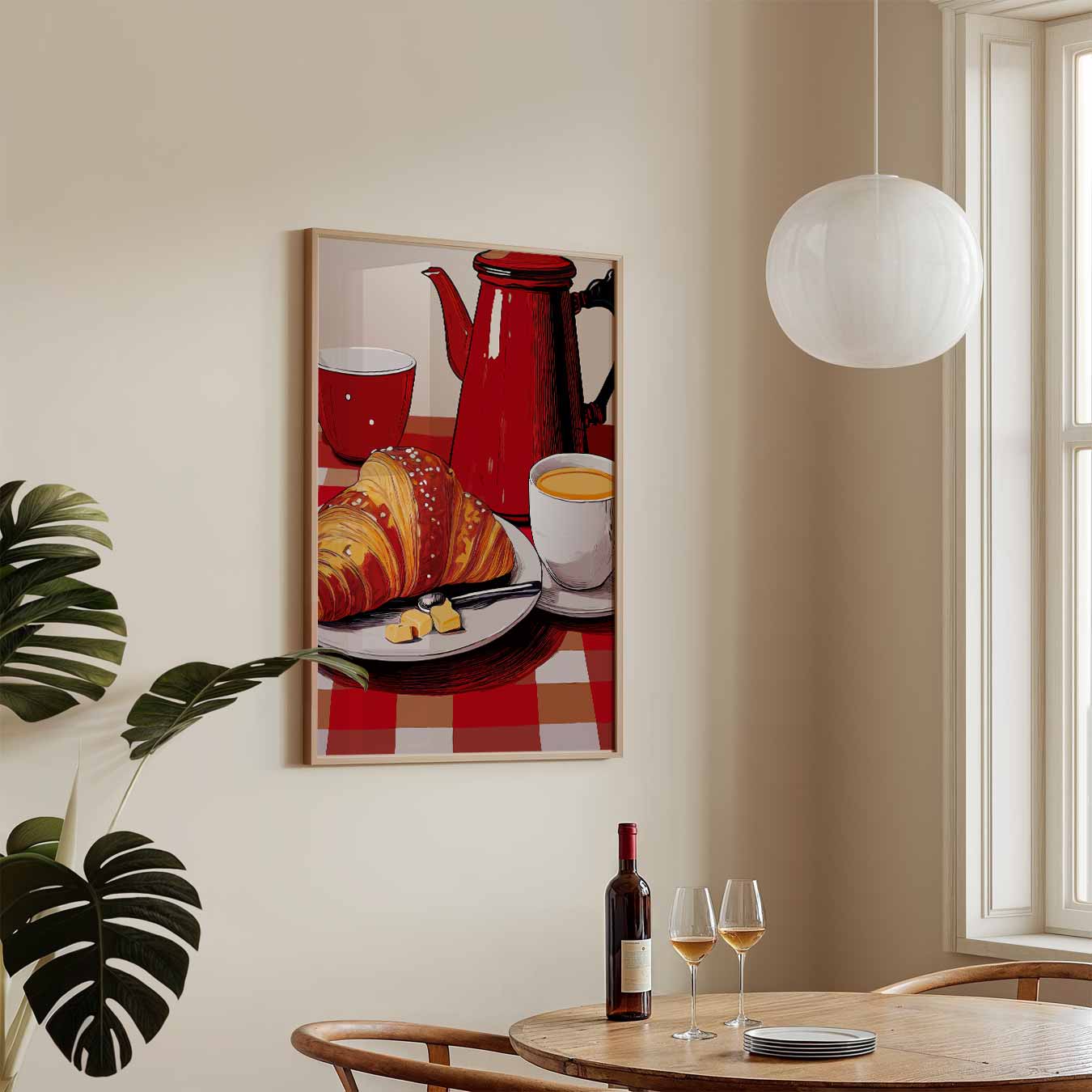 Franse Ontbijt Sfeerposter