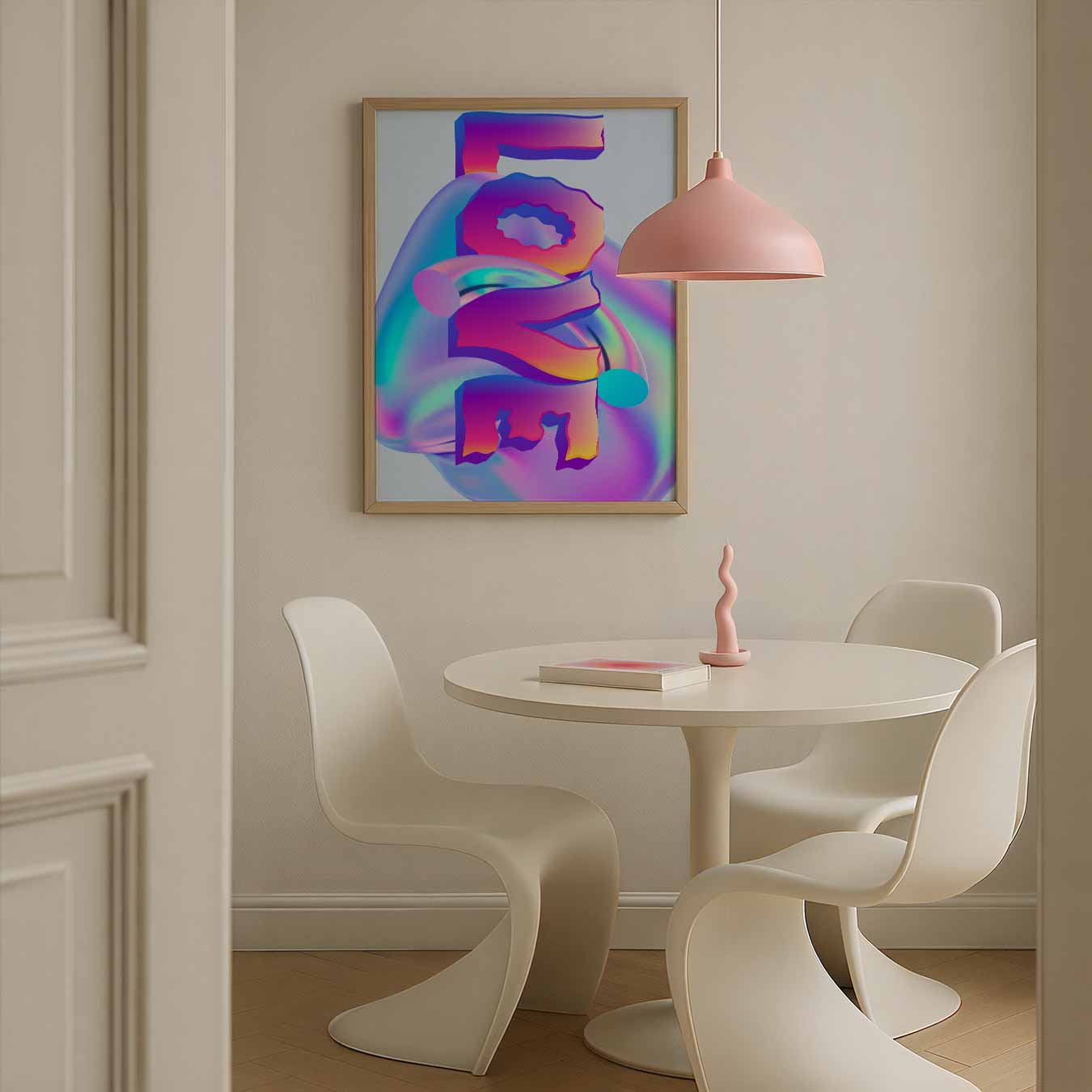 Kleurvolle Abstractie Poster