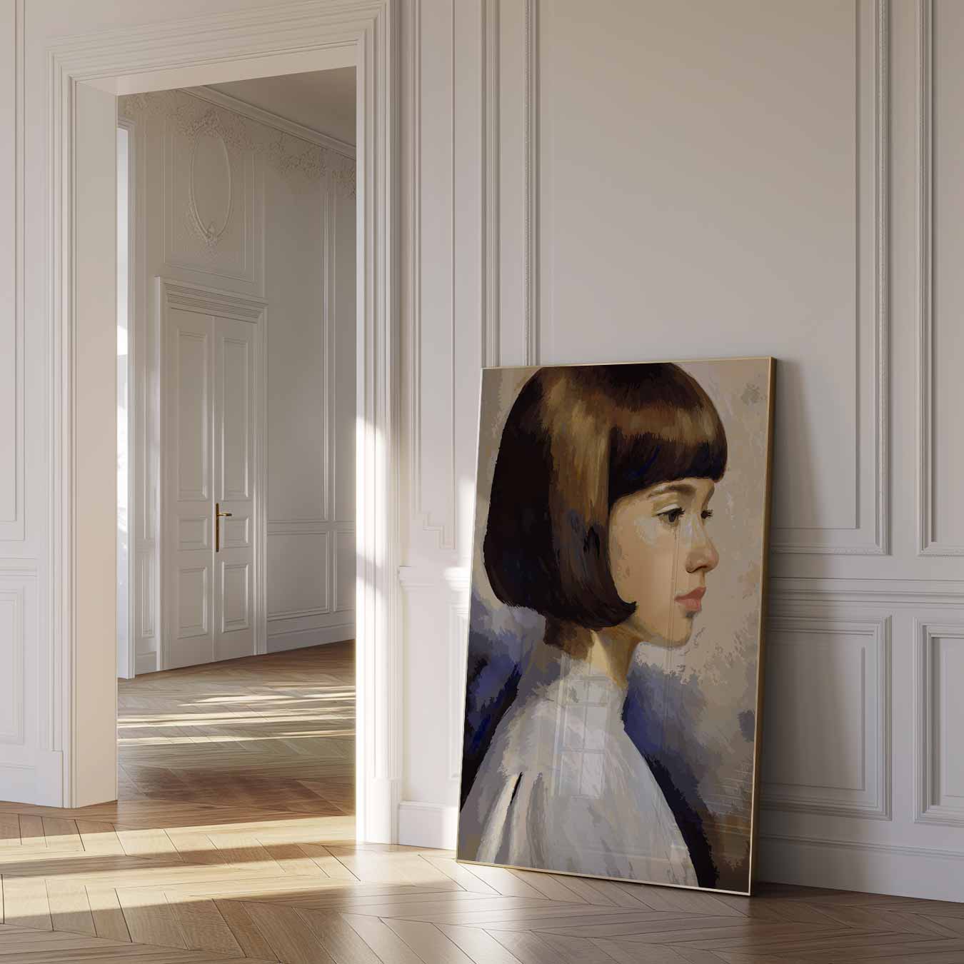 Vrouwelijk Klassiek Portret Poster