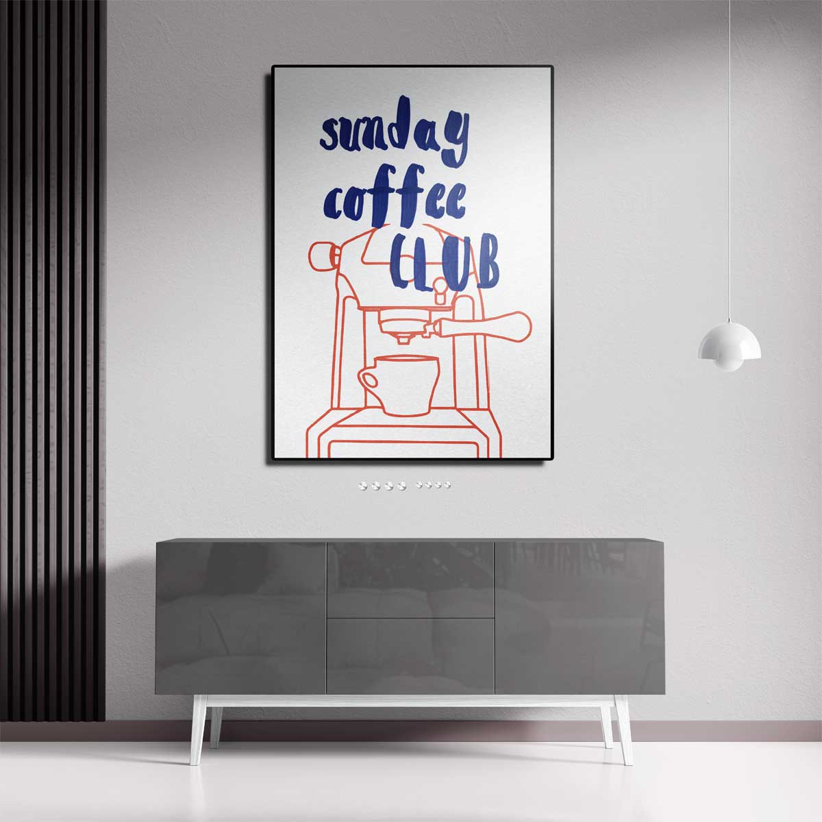 Zondag Koffie Club Poster