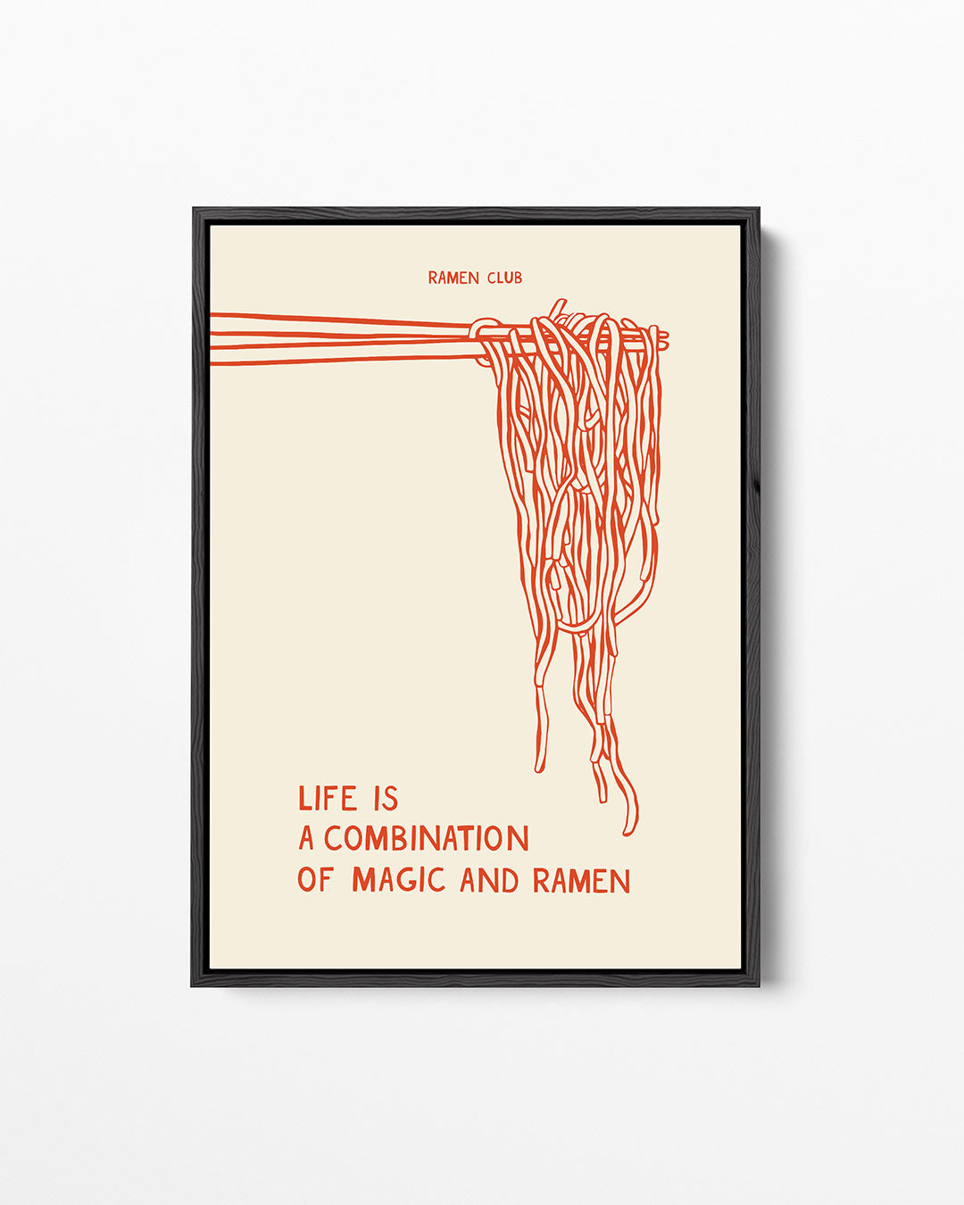 Ramen inspiratie Kunstwerk