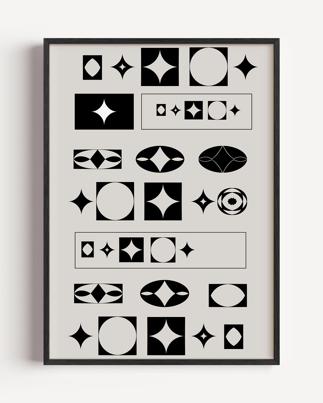 Stijlvolle Geometrische Poster-WallArtistic