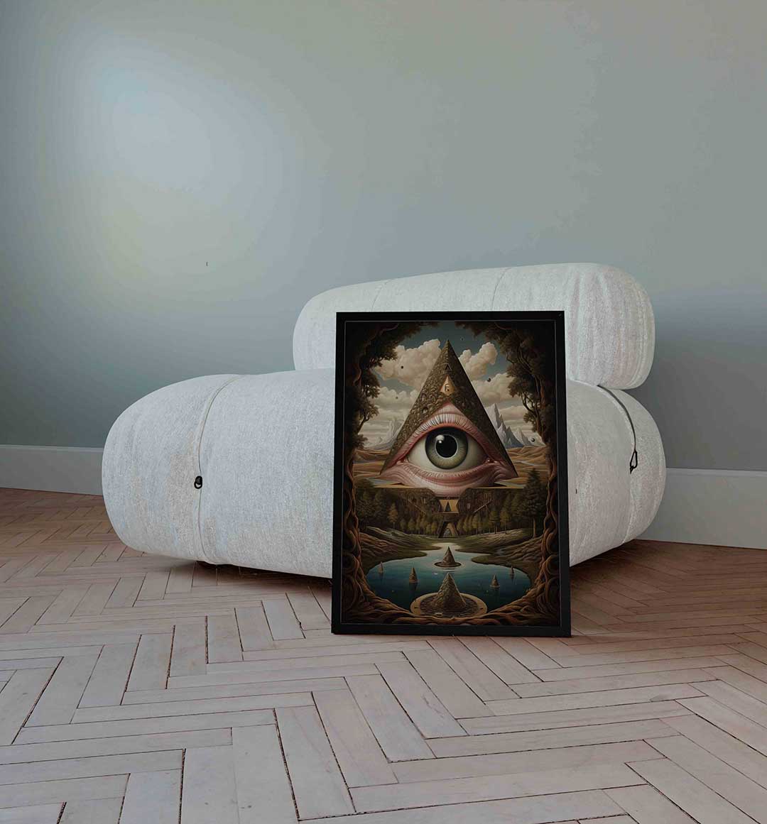 Oog in piramide Poster