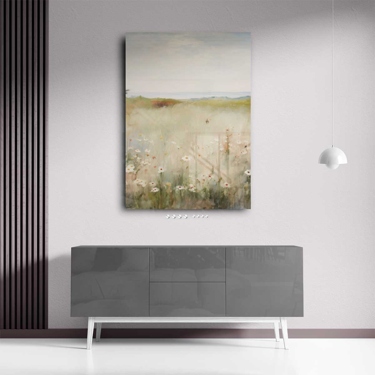 Zomerweelde in Bloei Kunstwerk-canvas-dibond-plexiglas-wanddecoratie-WallArtistic