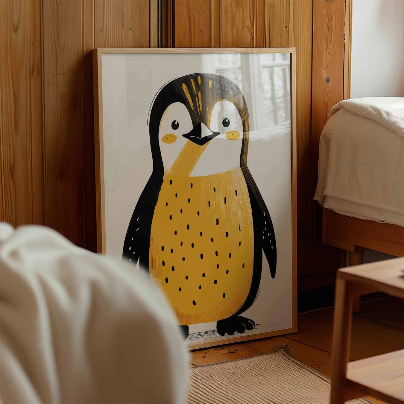 Schattige Pinguïn Illustratie Poster