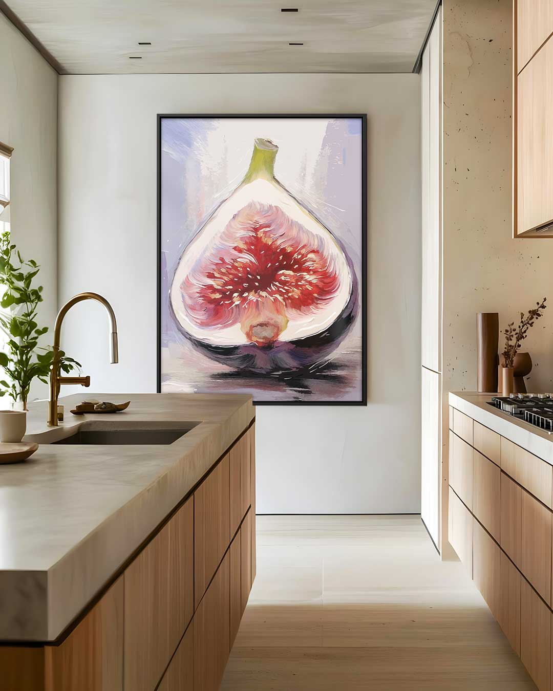 Vibrant Vijgenschilderij Kunstwerk-canvas-dibond-plexiglas-wanddecoratie-WallArtistic