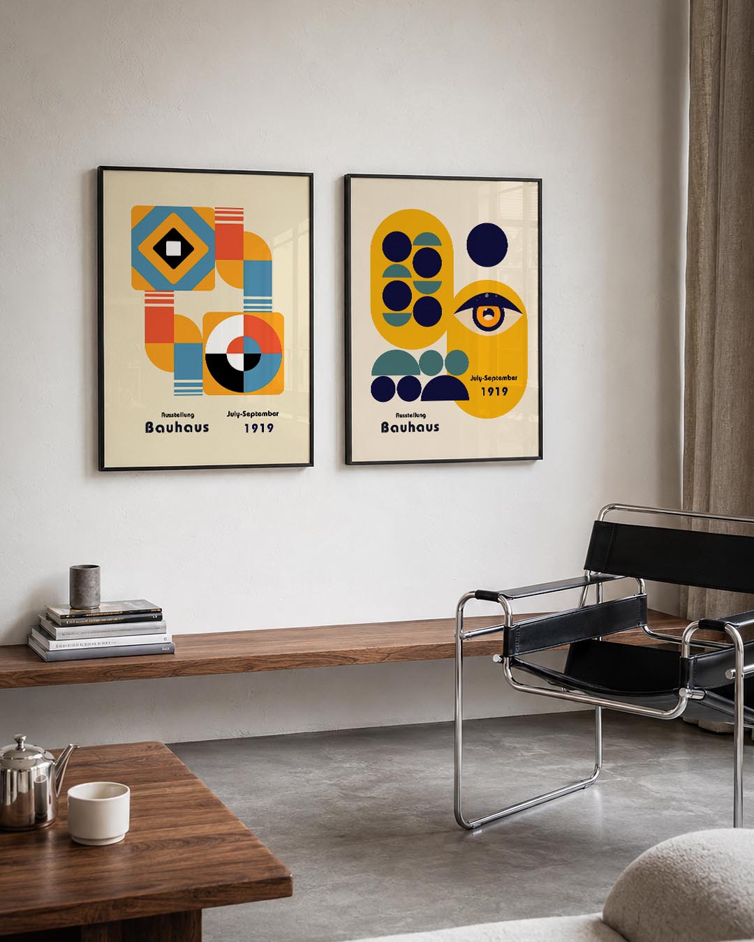 Vorm en kleurenspel Posterset