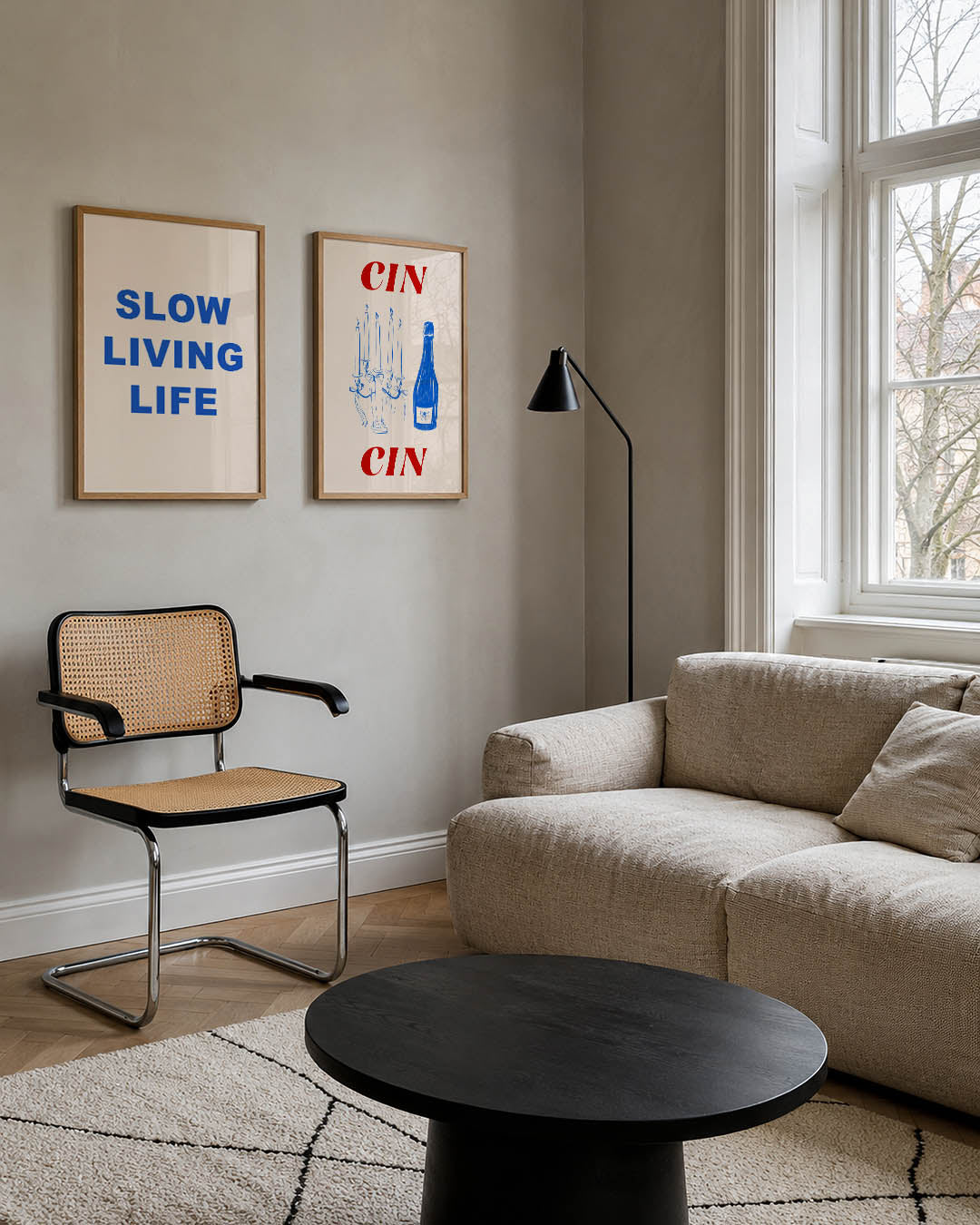 Kleur en woorden Posterset