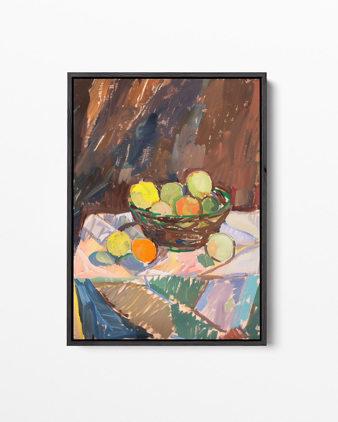 Fruit in mand Kunstwerk