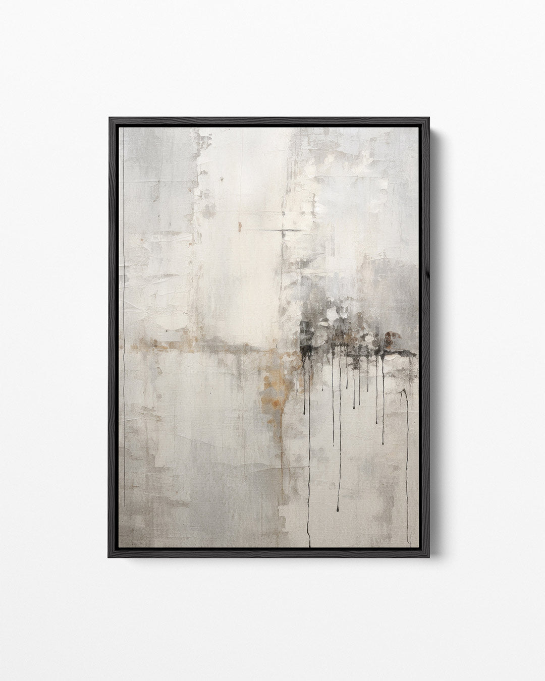 Verfstrepen compositie Kunstwerk