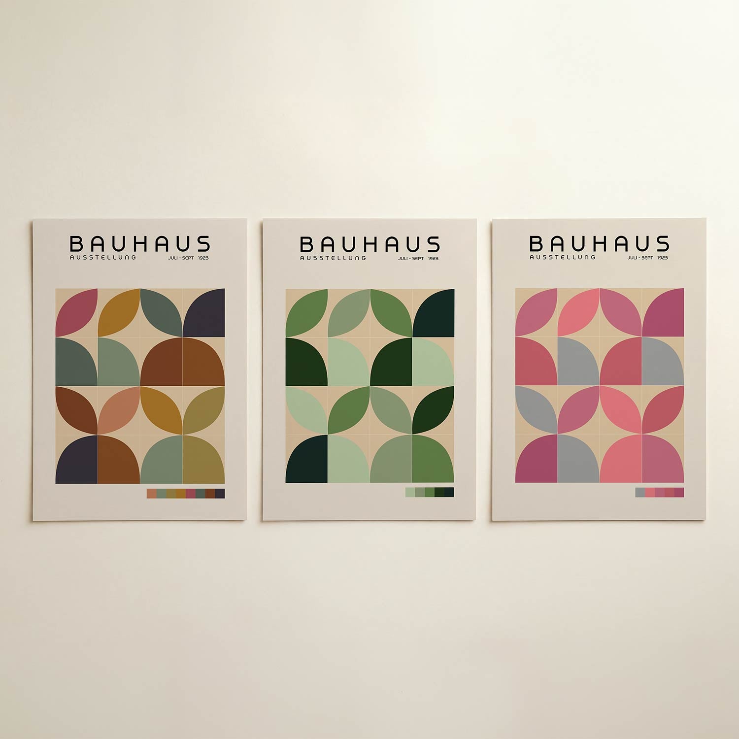Vorm en kleurenspel Posterset