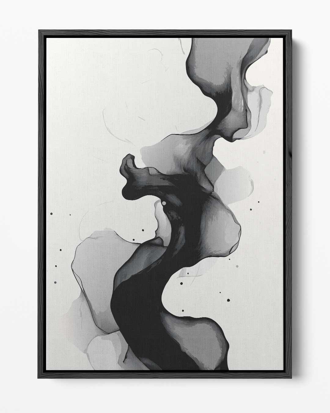 Golvend Grijs Kunstwerk-canvas-dibond-plexiglas-wanddecoratie-WallArtistic