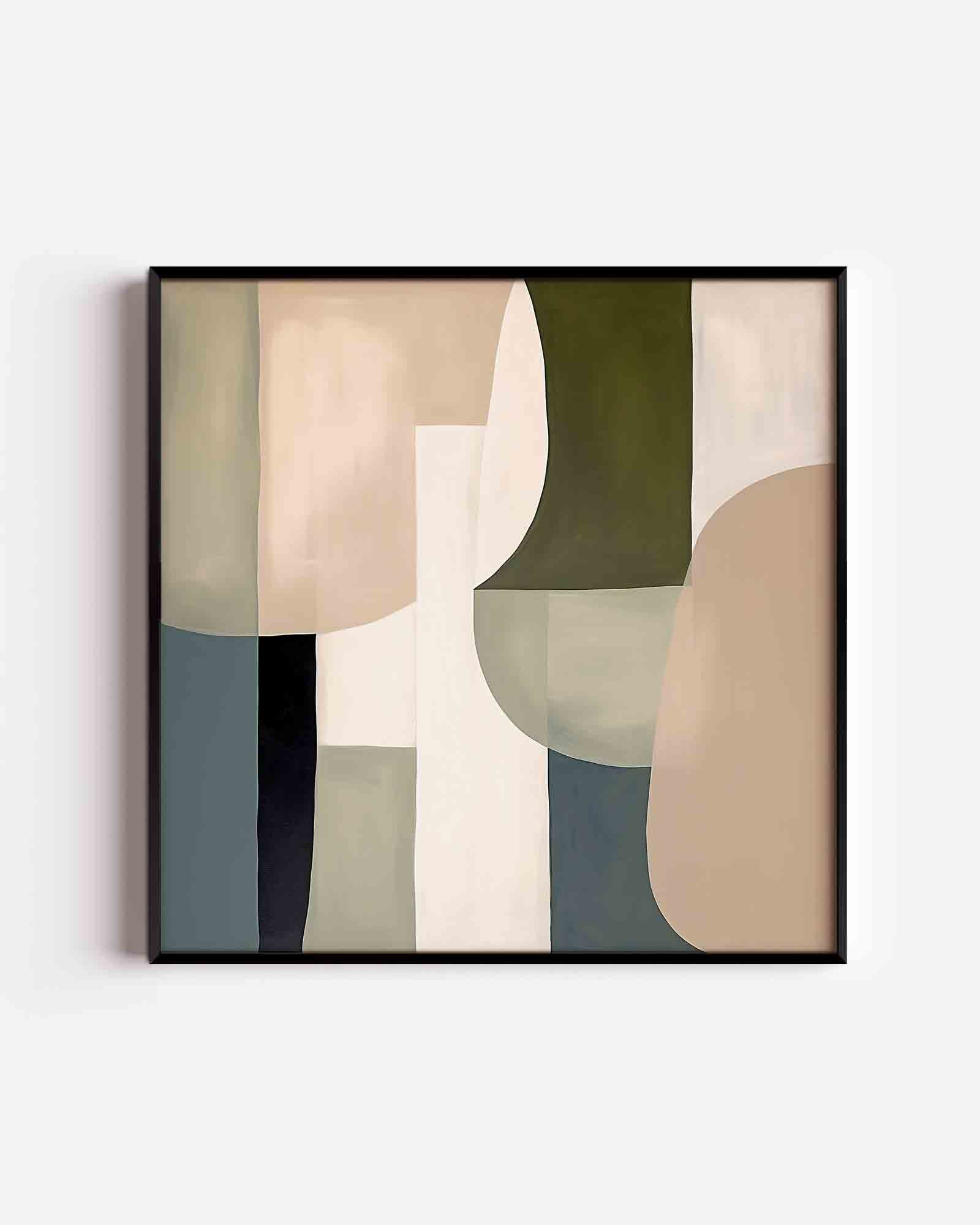 Abstracte vormen Poster