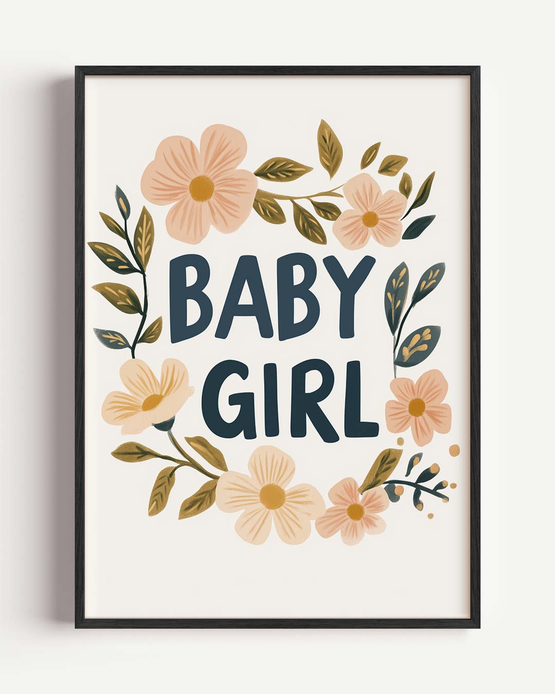 Lieve Bloemen Baby Girl Poster