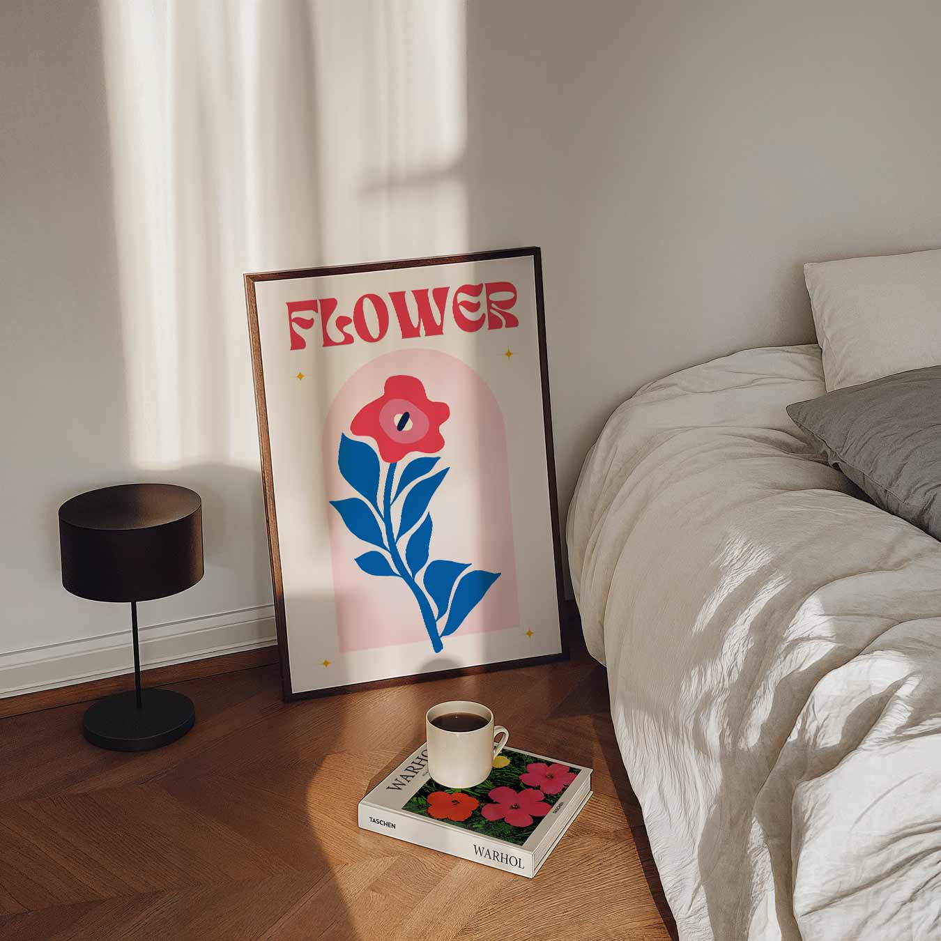 Vrolijke Bloemenpracht Poster