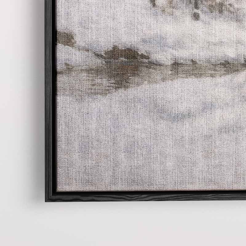 Winterlandschap bij Zonsopgang Kunstwerk-canvas-dibond-plexiglas-wanddecoratie-WallArtistic