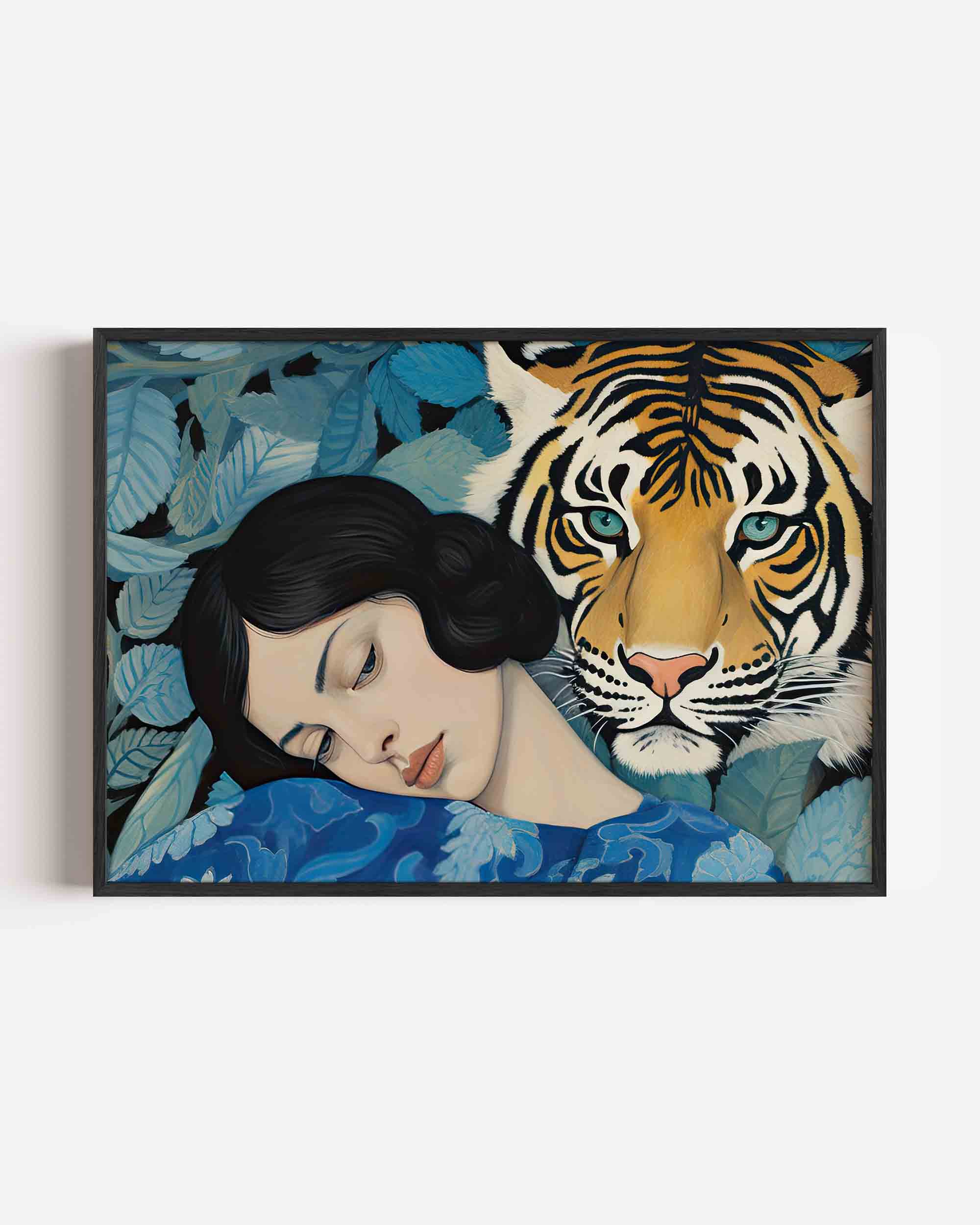 Vrouw en tijger Poster