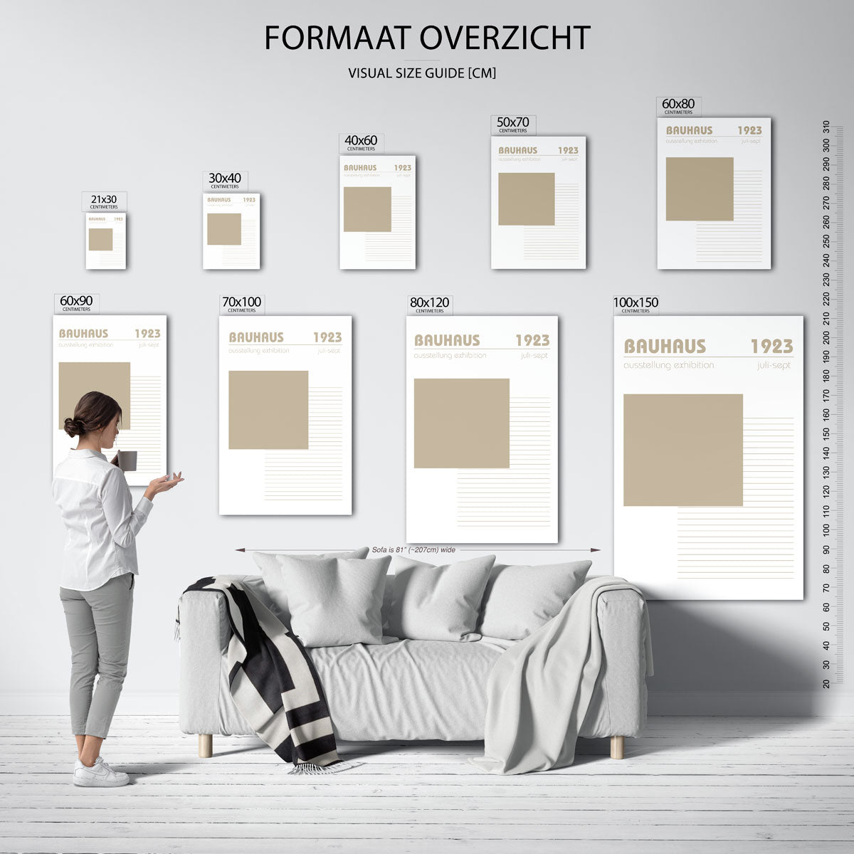 Vorm en lijnen Poster