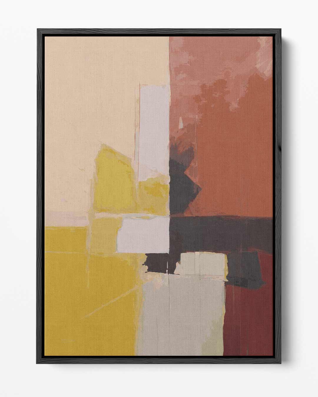 Abstracte Kleurenharmonie Kunstwerk-canvas-dibond-plexiglas-wanddecoratie-WallArtistic