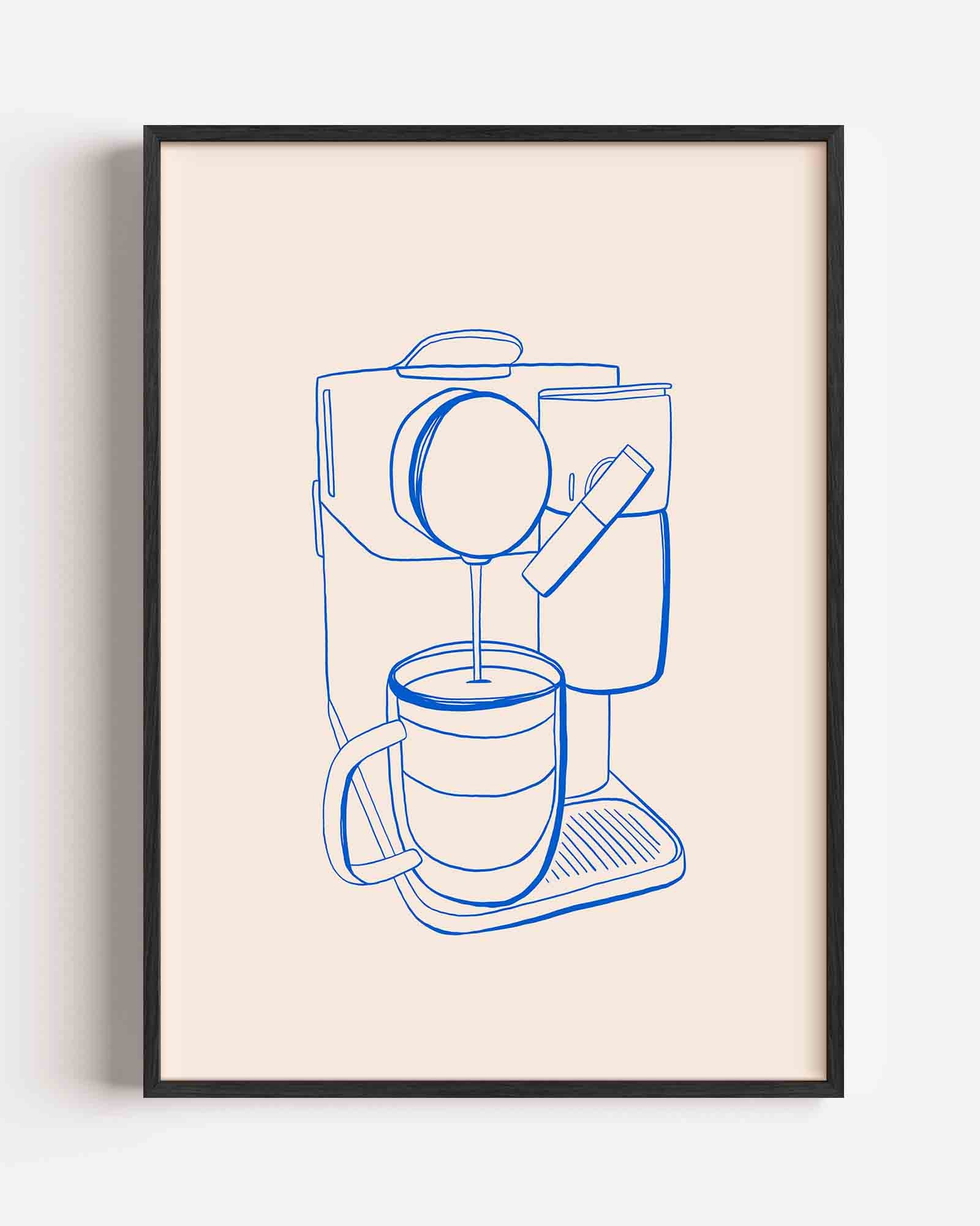 Koffiezetapparaat Poster