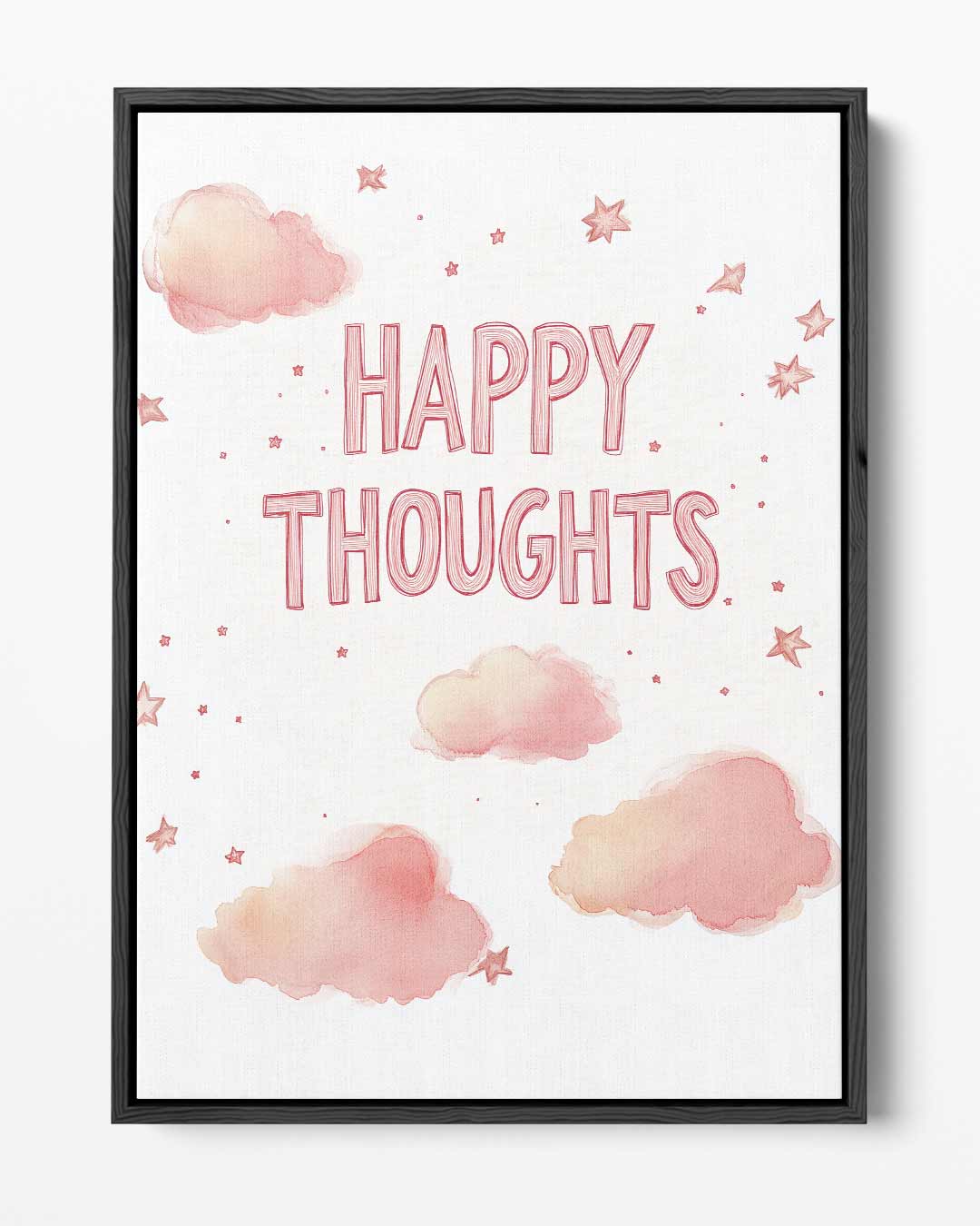 Happy Thoughts Wolkenposter Kunstwerk-canvas-dibond-plexiglas-wanddecoratie-WallArtistic