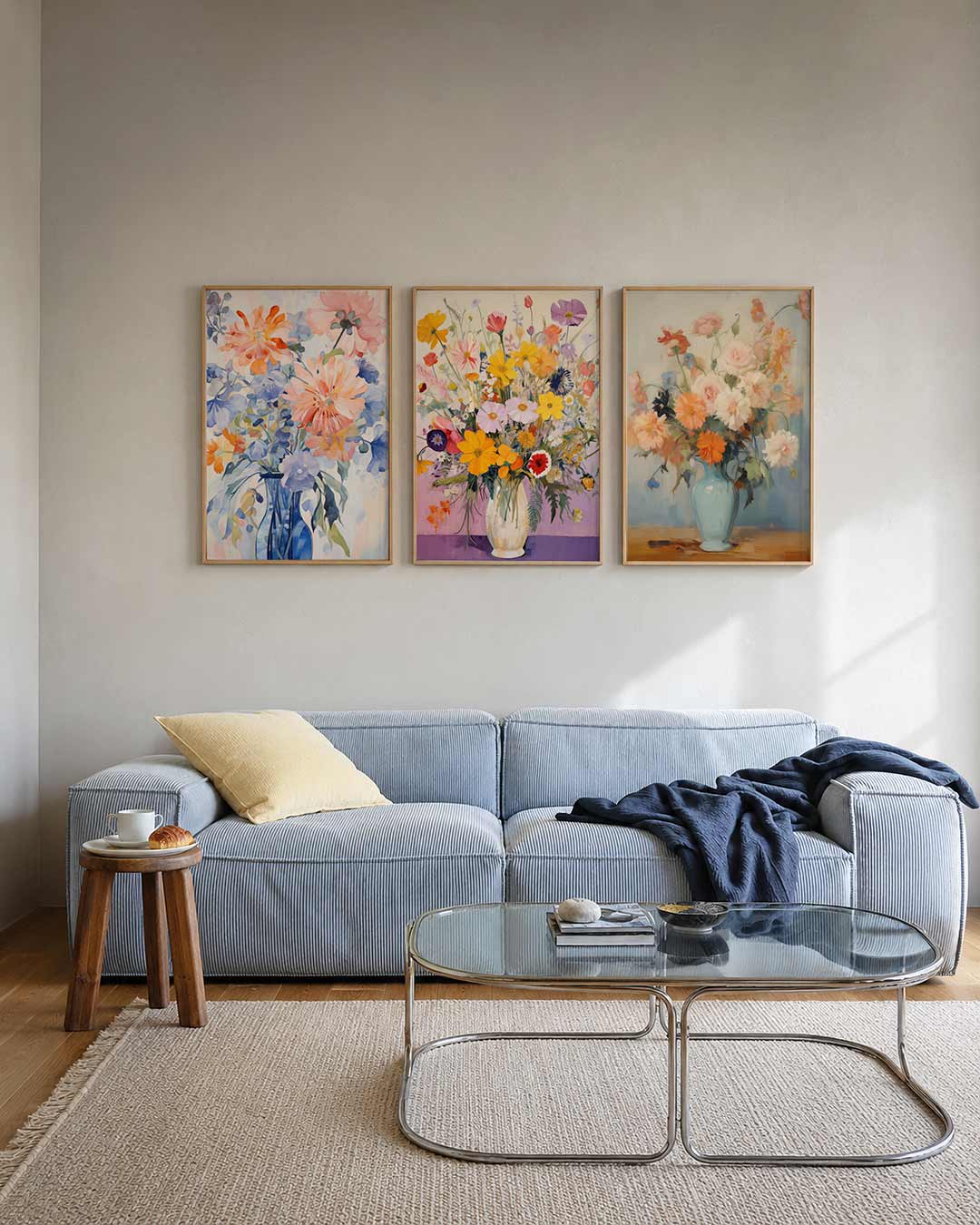 Bloemenpracht in kleur Posterset