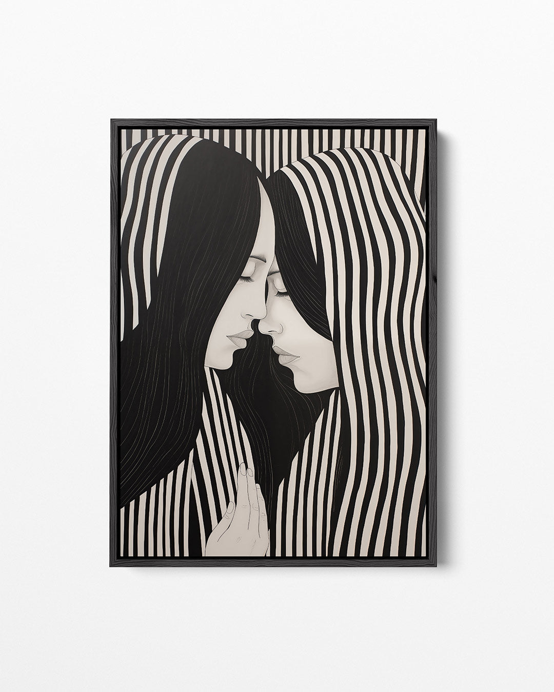 Zwart wit harmonie Kunstwerk