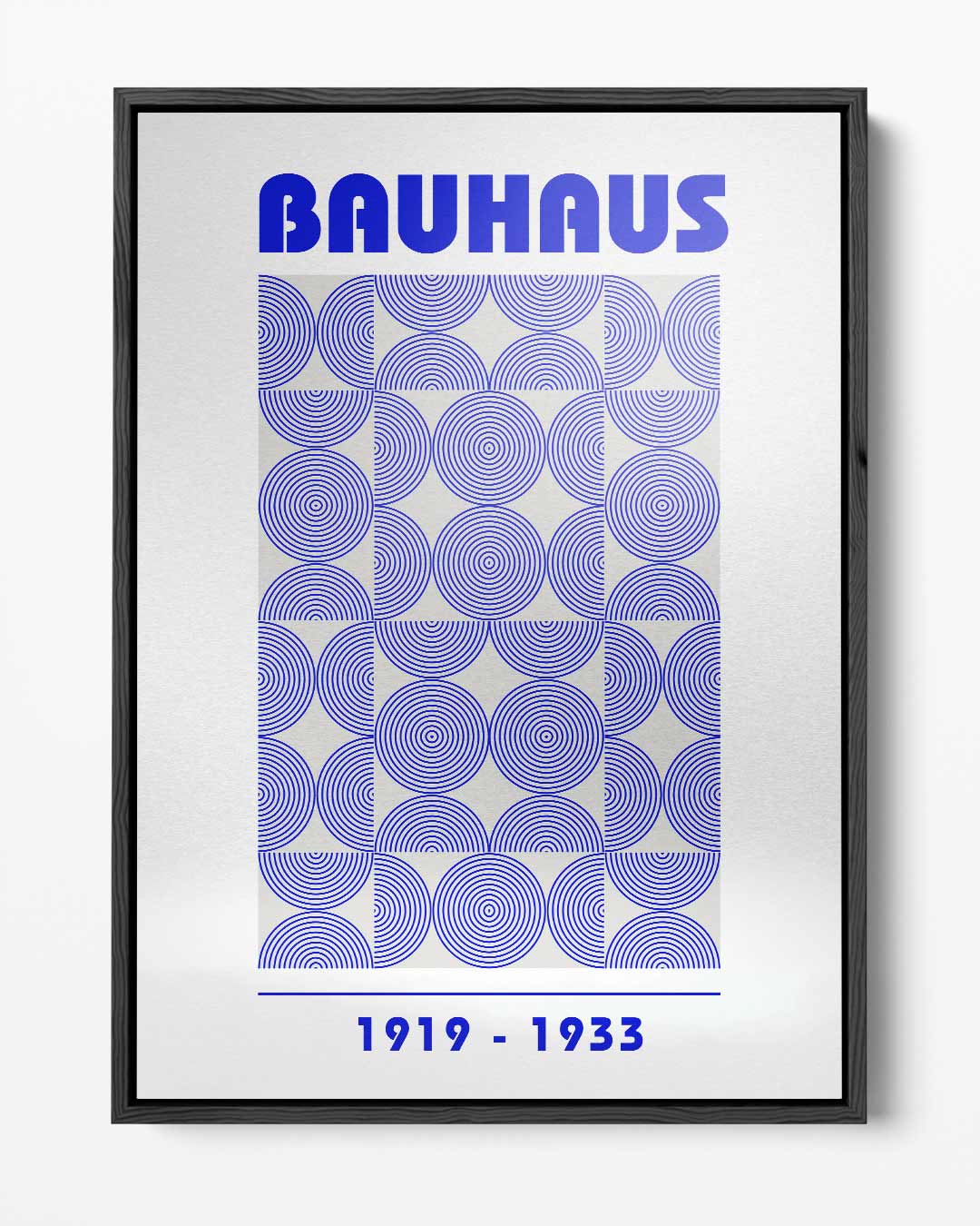 Bauhaus Cirkelpatroon Poster Kunstwerk-canvas-dibond-plexiglas-wanddecoratie-WallArtistic