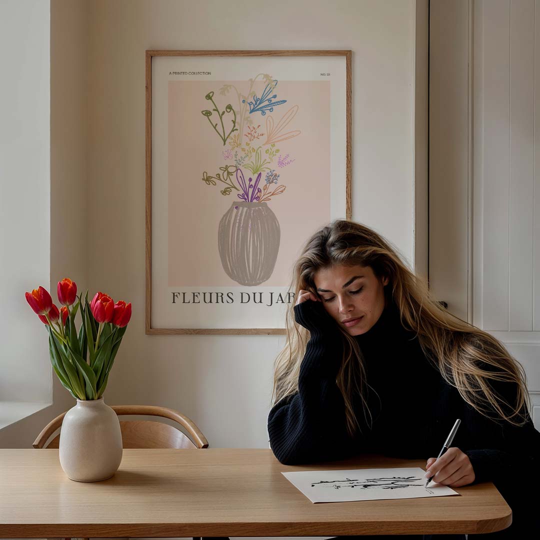 Fleurs du Jardin Bloemenposter-WallArtistic
