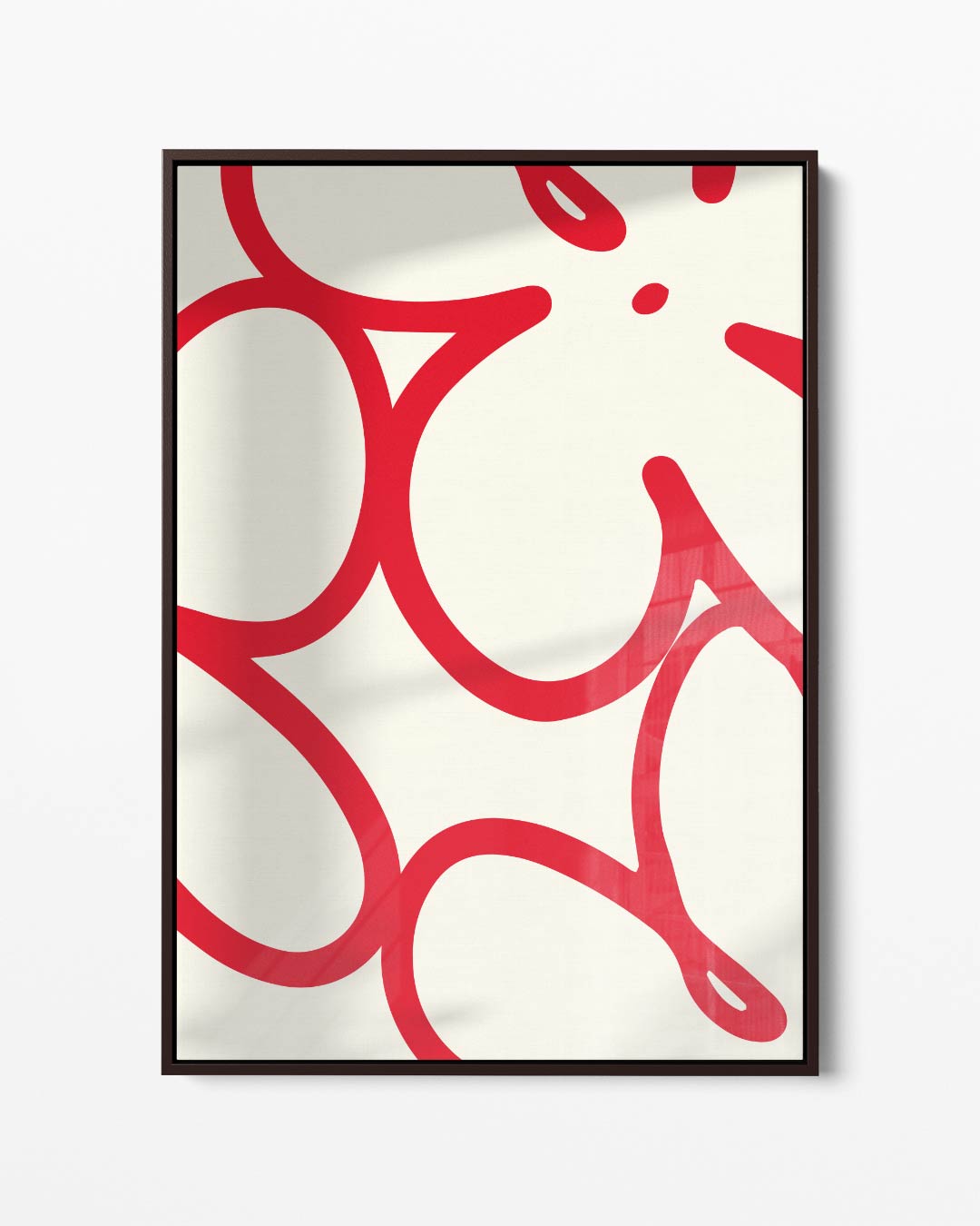 Dansende Lijnen Kunstwerk-canvas-dibond-plexiglas-wanddecoratie-WallArtistic