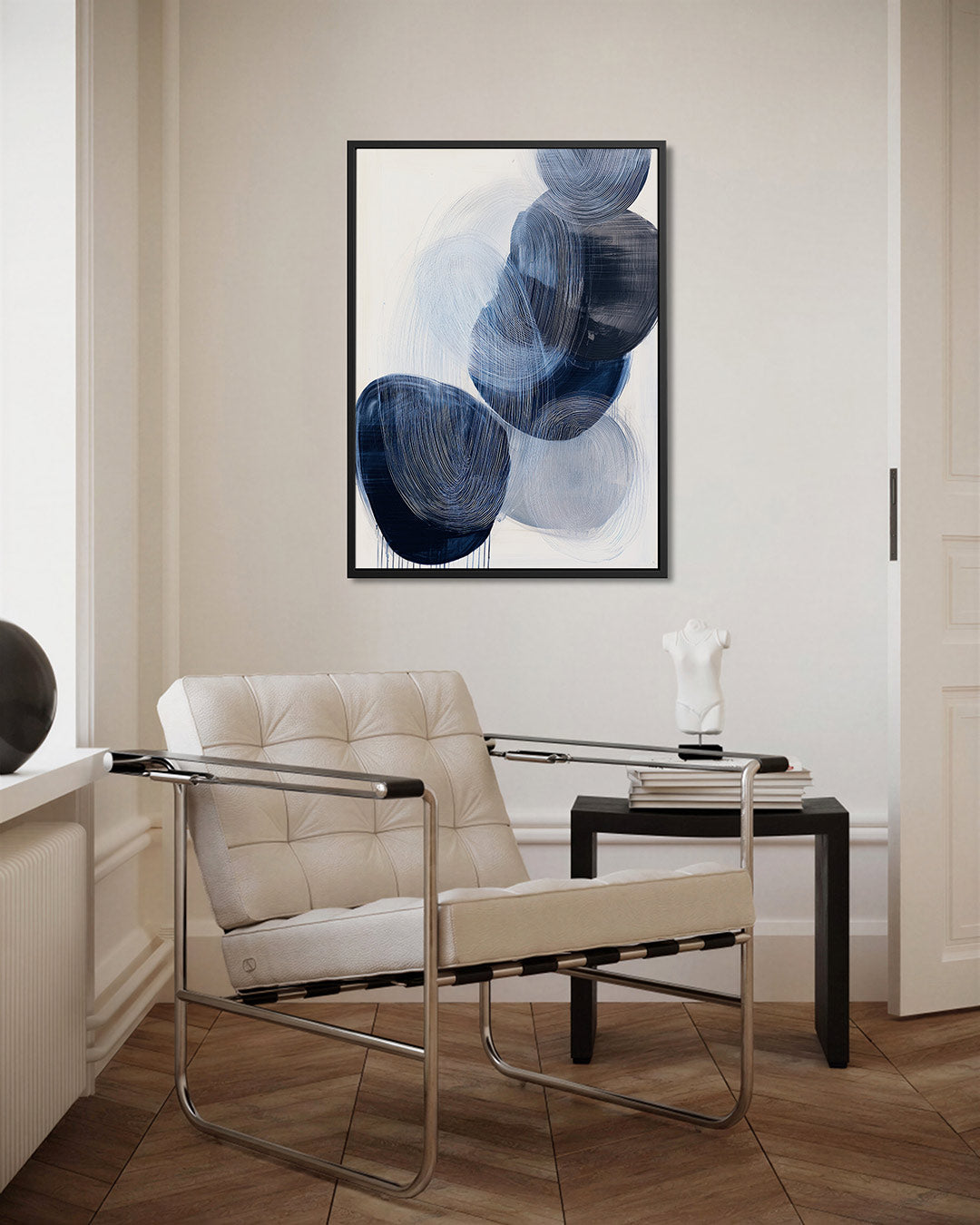 Dynamische cirkelvormen Kunstwerk