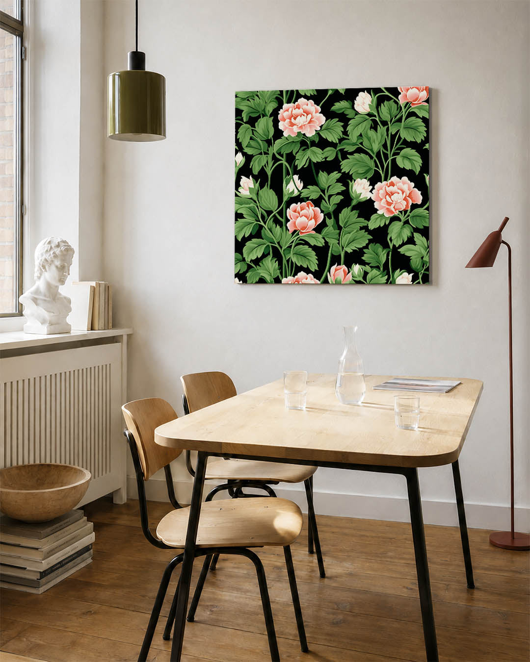 Bloemrijke patronen Kunstwerk