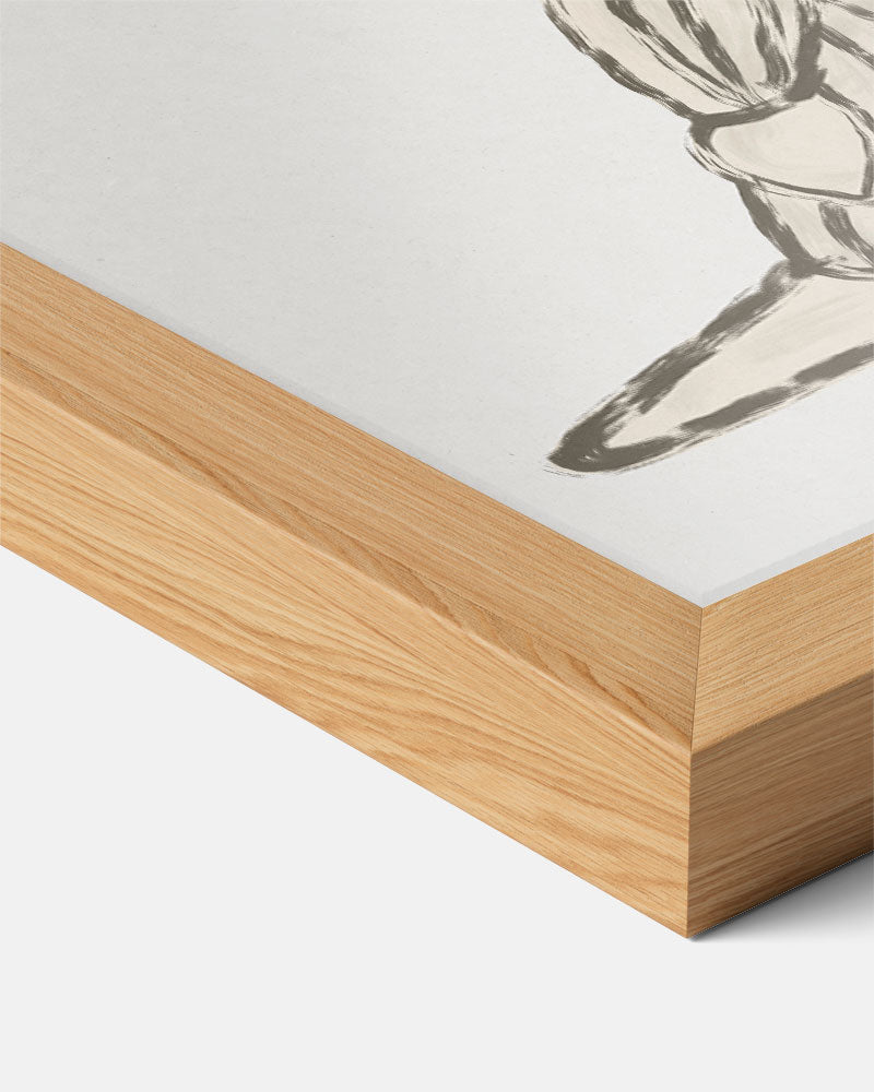 Artistieke Zwart-Wit Vrouw Poster-WallArtistic