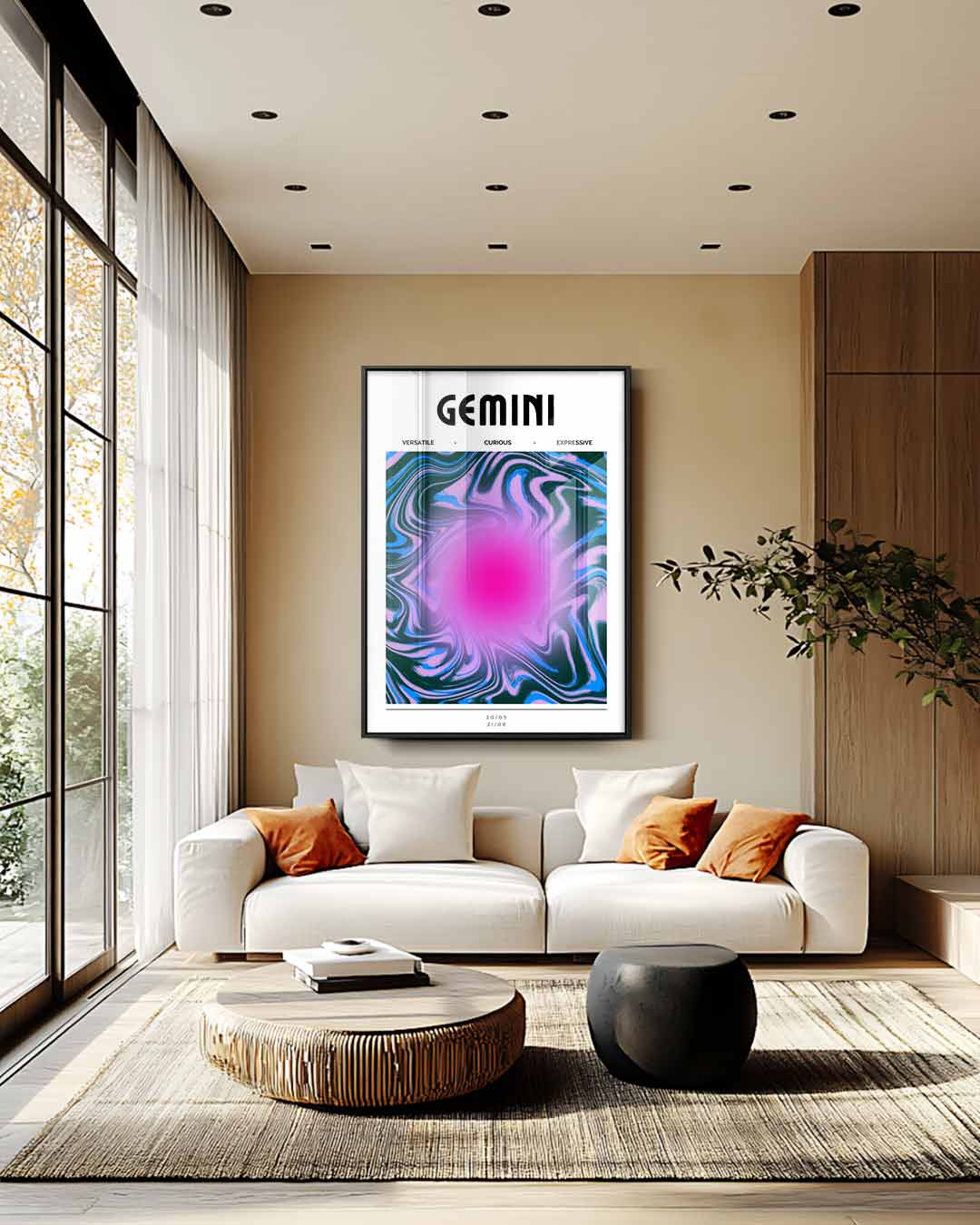 Abstract kunstwerk Kunstwerk-canvas-dibond-plexiglas-wanddecoratie-WallArtistic