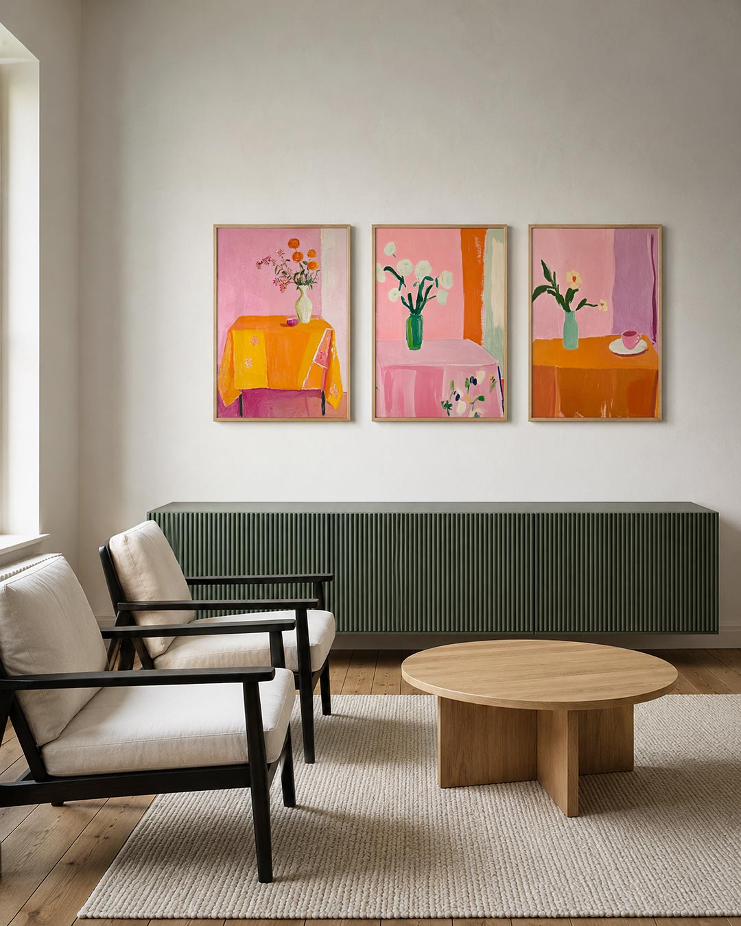 Kleur en bloemen Posterset