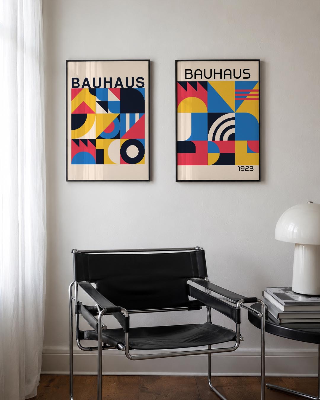 Vormen en kleurvlakken Posterset