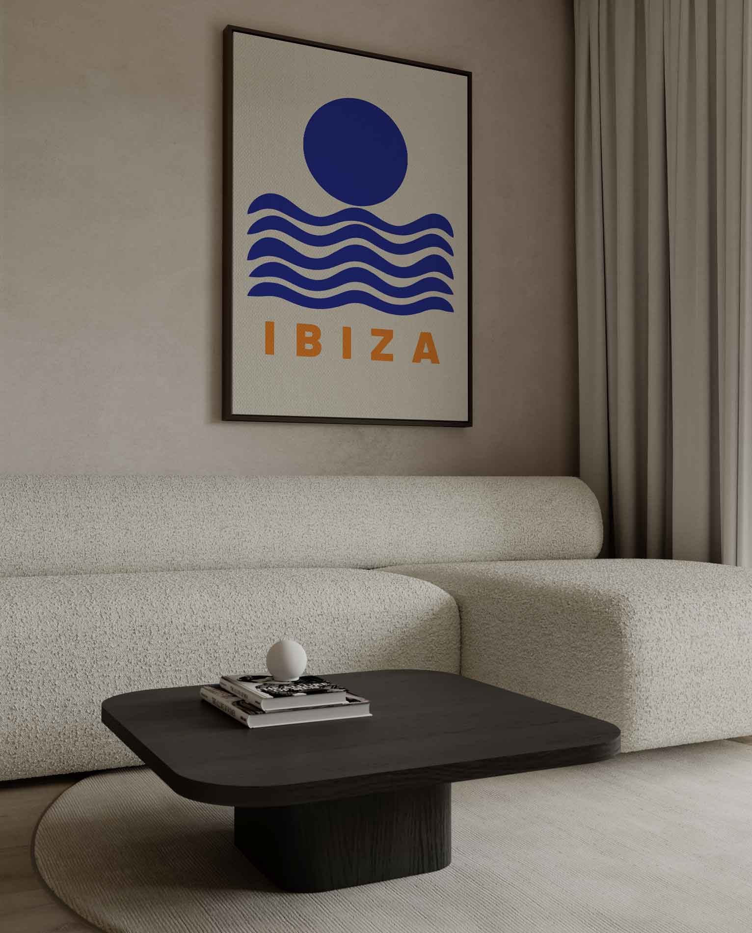 Ibiza Zonsopkomst Kunstwerk-canvas-dibond-plexiglas-wanddecoratie-WallArtistic