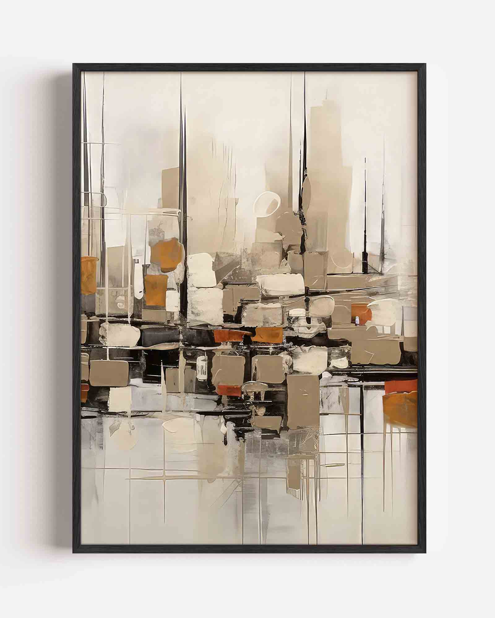 Abstracte vormen Poster