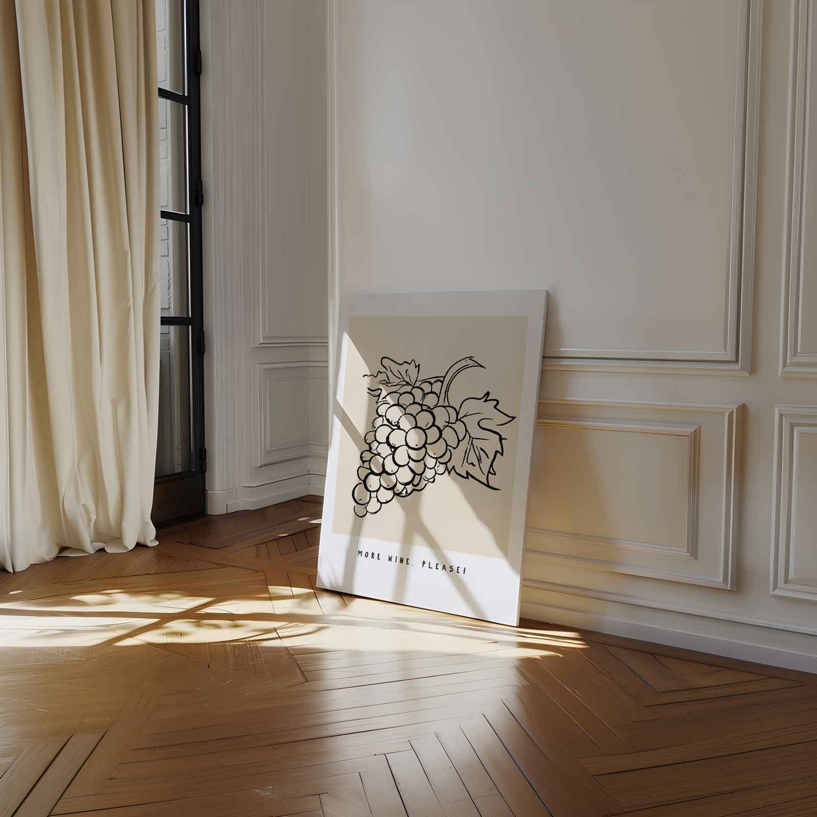 More Wine, Please! Kunstwerk-canvas-dibond-plexiglas-wanddecoratie-WallArtistic