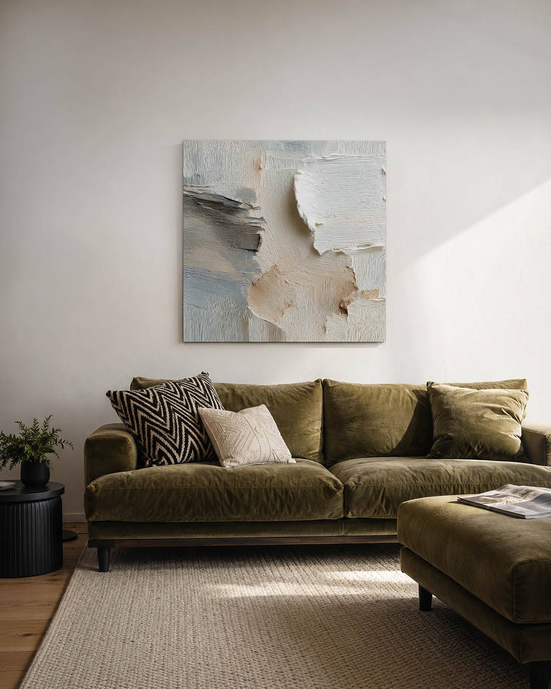 Textuur en neutraliteit Kunstwerk