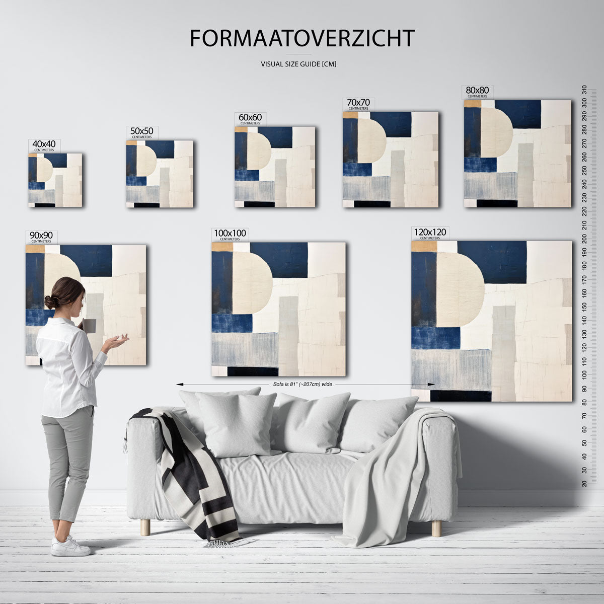 Abstracte vormen Poster