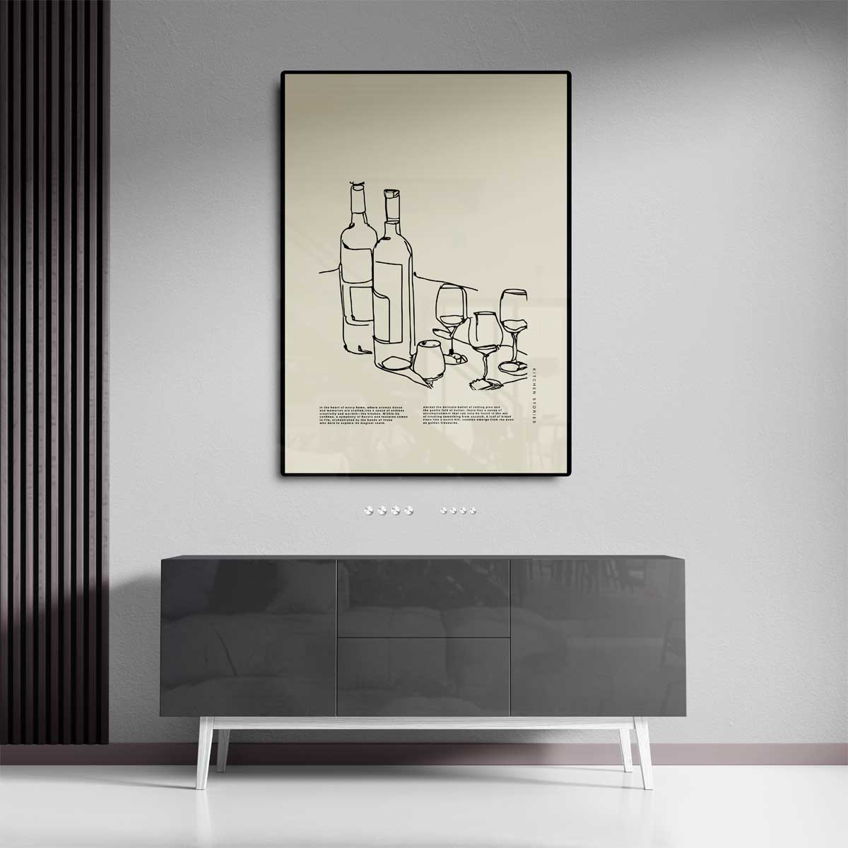 Keukenverhalen: Wijn en Gezelligheid Kunstwerk-canvas-dibond-plexiglas-wanddecoratie-WallArtistic